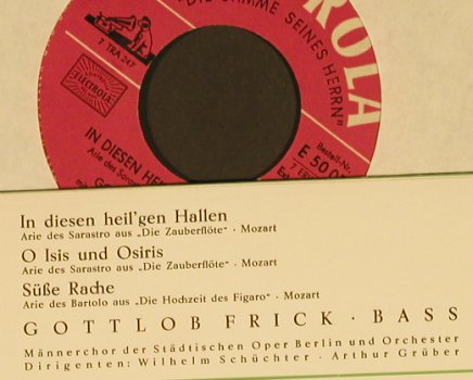 Frick,Gottlob: In diesen heil'gen Hallen+2, Electrola(50 072), D,  - EP - T866 - 3,00 Euro