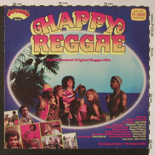 V.A.Happy Reggae: 20 Original Hits,John Holt..Goombay, Arcade(ADE G 107), D,  - LP - F3331 - 5,00 Euro