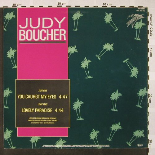 Boucher,Judy: You Caught My Eyes+1, Transparent(802 058-1), D, 1987 - 12inch - H4213 - 4,00 Euro