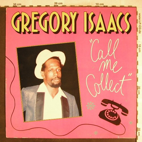 Isaacs,Gregory: Call Me Collect, RAS(RAS 3067), UK, 1990 - LP - H6824 - 9,00 Euro