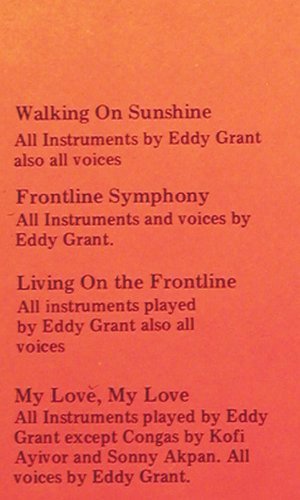 Grant,Eddy: Walking On Sunshine, ICE (INT 145.100), D, 1978 Typ: LP Best.-Nr.: V1975 Preis: 7,50 Euro