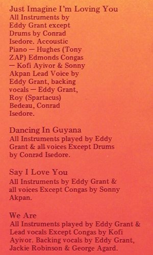 Grant,Eddy: Walking On Sunshine, ICE (INT 145.100), D, 1978 Typ: LP Best.-Nr.: V1975 Preis: 7,50 Euro