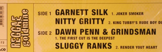 V.A.Reggae Goldmine: Garnett Silk,Nitty Gritty...FS-New, smith&co(SCTI 1072), EU, 2003 - 12inch - X5542 - 7,50 Euro