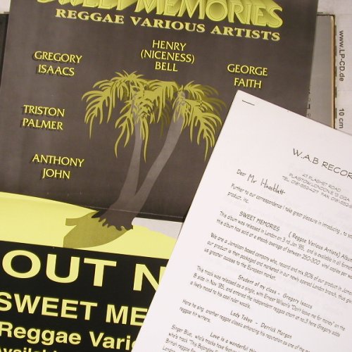 V.A.Sweet Memories: Reggae Various Artists,Facts,m-/vg+, Wab Rec.(WAB LP1), UK,Poster, 1995 - LP - X5544 - 9,00 Euro