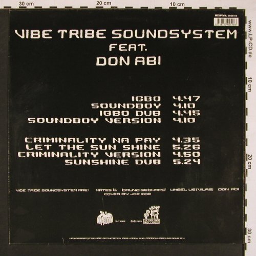 Vibe Tribe Sound System f. Don Abi: Same, Culture Dom Rec.(), D, 1994 - LP - X8429 - 9,00 Euro