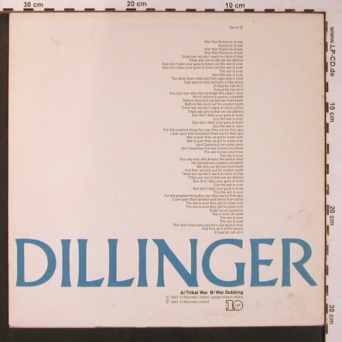 Dillinger: Tribal War / War Dubbing, 10 Virgin(TEN 11-12), UK, 1983 - 12inch - X8939 - 4,00 Euro