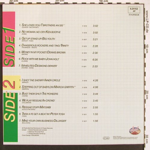 V.A.Reggae Stuff: 14 Great Tunes. Tbrother, Dillinger, Strand(6.24152 AP), D, 1979 - LP - X9440 - 7,50 Euro