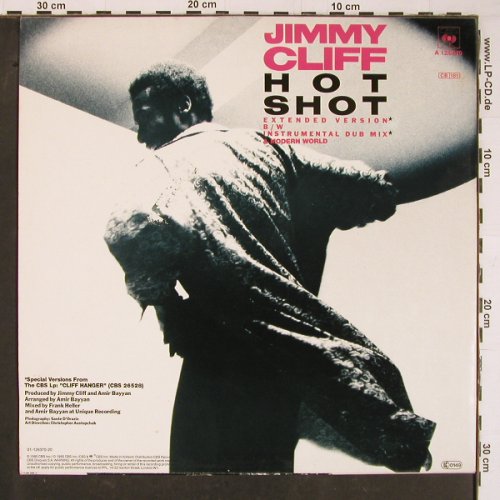 Cliff,Jimmy: Hot Shot *2 instr.dub.mx, +1, CBS(A 12.6370), NL, 1985 - 12inch - Y1051 - 3,00 Euro