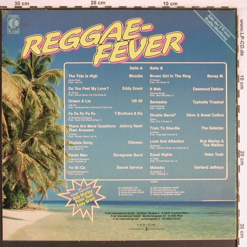 V.A.Reggae Fever: Blondie...  Garland Jeffreys, K-tel(TG 1327), D, 15Tr., 1981 - LP - Y3163 - 6,00 Euro