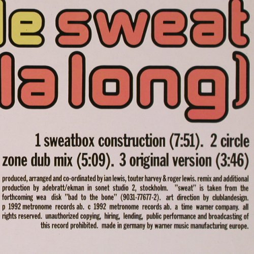 Inner Circle: Sweat (a la la la la long)*3, Metronome(9031-77679-0), D, 1992 - 12inch - Y7677 - 4,00 Euro