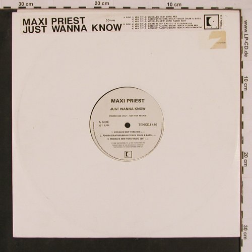 Priest,Maxi: Just Wanna Know,*6, Ten(TENXDJ 416), UK,Promo, 1992 - 12inch - Y81 - 4,00 Euro