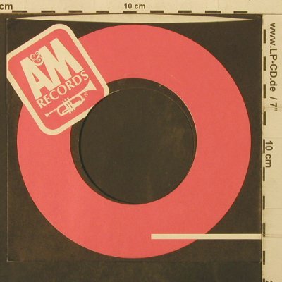 A&M: Firmenlochcover- red/black/white, AM(), US,  - Cover - T3995 - 1,50 Euro