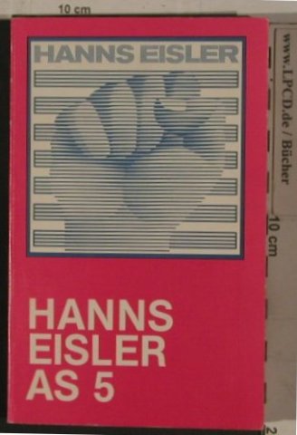 Eisler,Hanns: Haug,W.F.(Hg),Argument Sonderband 5, Argument(3-920037-25-1), D, 2.Aufl., 1979 - Buch - 40006 - 5,00 Euro
