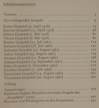 Eisler,Hanns: Gespräche mit Hans Bunge, vg+, VEB Dt.Vlg.f.Musik(518 156 2), DDR,433 S., 1975 - TB - 40007 - 3,00 Euro