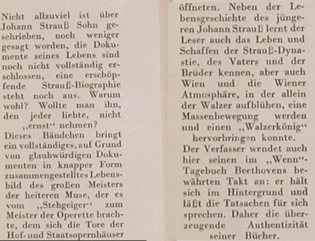 Strauss,Johann/Brodszky, Franz: Wenn J.S. Tagebuch geführt hätte, Corvina(), ,  - Buch - 40052 - 4,00 Euro