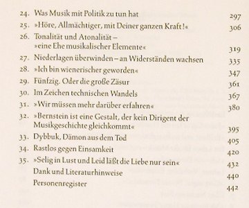 Bernstein,Leonard: Eine Biografie, v.Joan Peyser, Hoffmann und Campe(3-455-08276-9), D, 447 S., 1988 - Buch - 40222 - 6,00 Euro