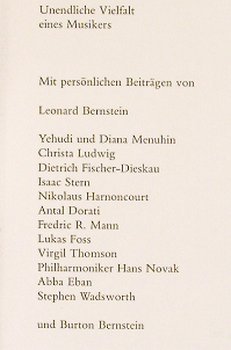 Bernstein,Leonard: Eine Biografie,  v.Peter Gradenwitz, Atlantis(3-254-00104-4), D, 364 S., 1984 - Buch - 40223 - 6,00 Euro