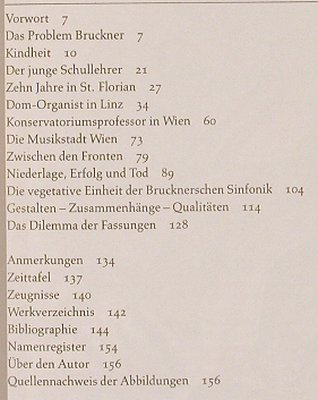 Bruckner,Anton: Bild Mono Graphien, ro ro ro(rm 190), D, 1972 - TB - 40247 - 3,00 Euro