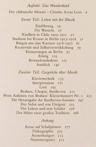 Arrau,Claudio: Leben mit der Musik, Scherz(3502180121), D, 1984 - Buch - 40309 - 6,00 Euro