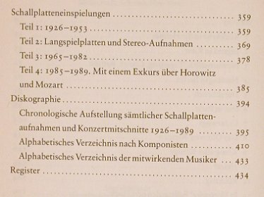 Horowitz,Wladimir: Ein Leben für die Musik, Knaus(3813511316), D, 434S., 1992 - Buch - 40310 - 6,00 Euro
