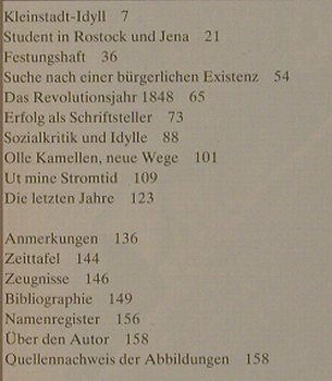 Reuter,Fritz: Bild Mono Graphien-Michael Töteberg, Ro Ro Ro(rm 271), D, 1978 - Buch - 40118 - 3,00 Euro