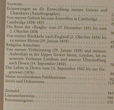 Darwin,Charles: Ein Leben, Autobio,Briefe,Dokumente, dtv 880-Biographie(1775), D, 1982 - TB - 40102 - 2,50 Euro