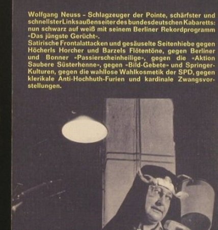 Neuss,Wolfgang: Das jüngste Gerücht, rororo(841), D, 1965 - TB - 40012 - 3,00 Euro