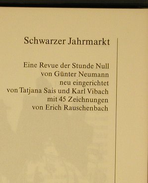 Schwarzer Jahrmarkt: Eine Revue der Stunde Null, Blanvalet(), D, 1975 - Buch - 40175 - 5,00 Euro