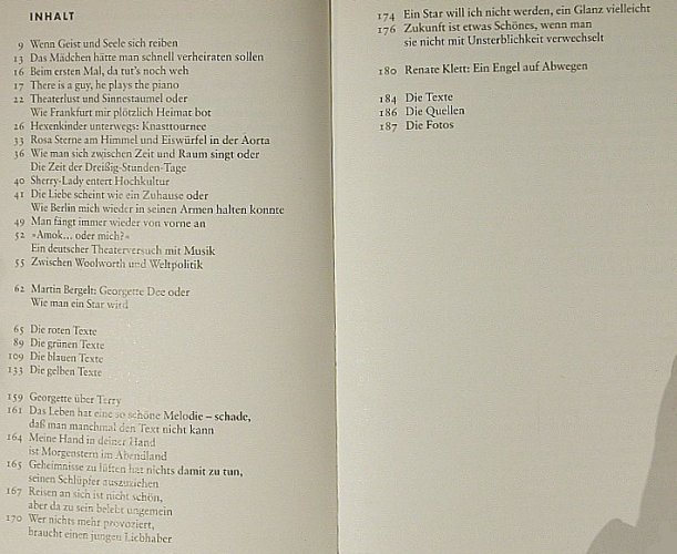 Dee, Georgette: Gib mir Liebeslied,Chansons,Geschic, Edition Dia(3 86034 102 2), , 1992 - Buch - 40176 - 2,50 Euro