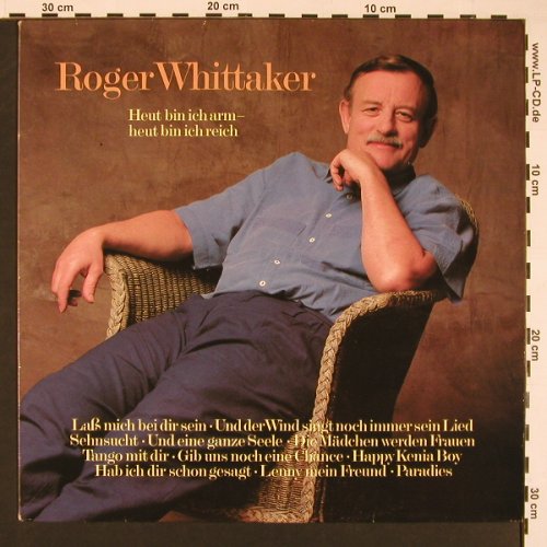 Whittaker,Roger: Heut bin ich arm-heut bin ich reich, Intercord(INT 161.558), D, 87 - LP - A4920 - 5,00 Euro