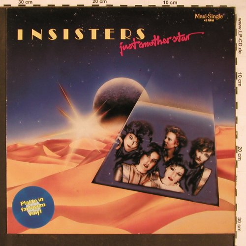 Insisters: Just Another Star+1, Blue Vinyl, Toledo(INT 127.508), D, 1985 - 12inch - C7918 - 2,00 Euro