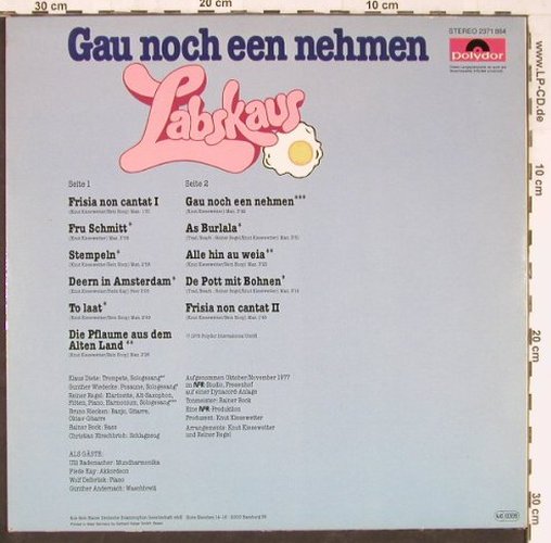 Labskaus: Gau noch een nehmen, Polydor(2371 864), D, 1978 - LP - E3646 - 5,50 Euro