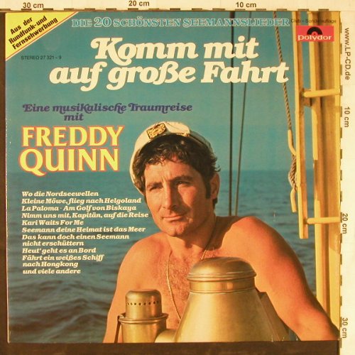 Quinn,Freddy: Komm mit auf große Fahrt, DSC-Ed., Polydor(27 321-9), D,  - LP - E4667 - 5,00 Euro