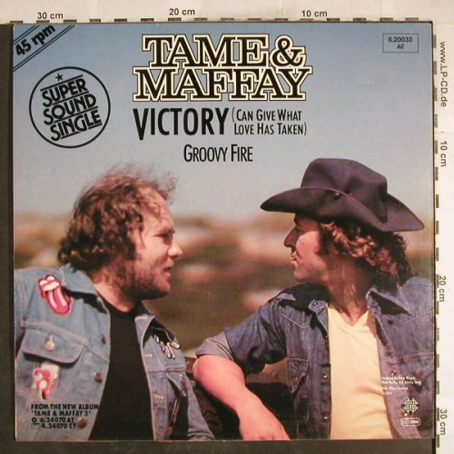 Tame & Maffay: Victory .../ Groovy Fire, Telefunken(6.20033 AE), D, 1979 - 12inch - E5369 - 4,00 Euro