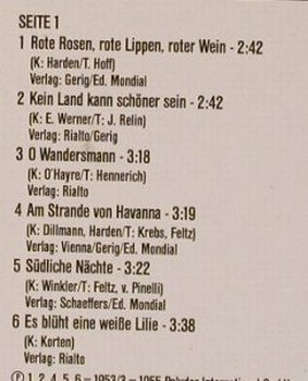 Carol,Rene: Rote Rosen, Rote Lippen, Roter Wein, Polydor(2416 222), D, Ri,  - LP - E6175 - 4,00 Euro