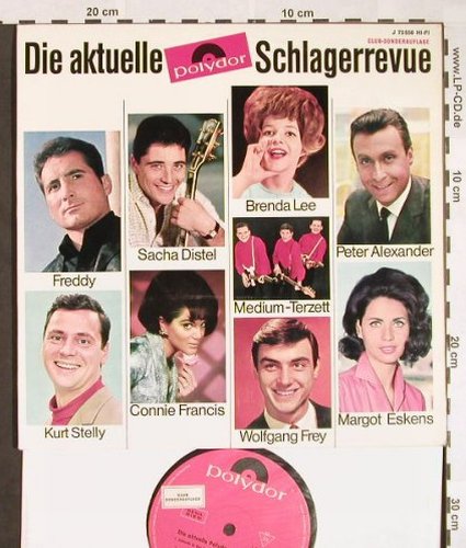 V.A.Die Aktuelle Schlagerrevue: Freddy..Kurt Stelly,ClubSondersaufl, Polydor(J 73 556), D, Mono, 1965 - 10inch - E6534 - 5,00 Euro