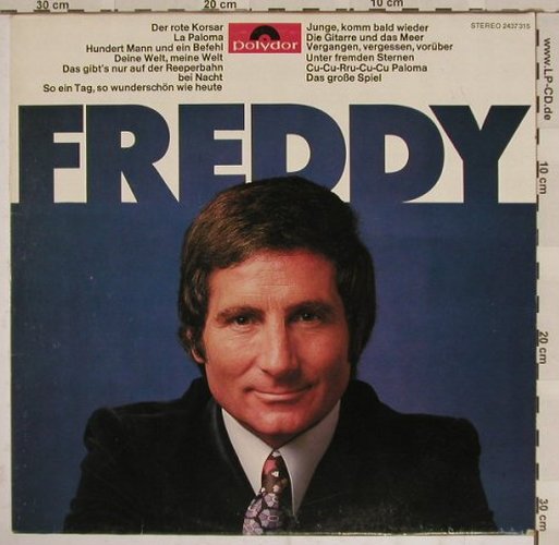 Quinn,Freddy: Freddy, Polydor(2437 315), D,  - LP - E6725 - 4,00 Euro
