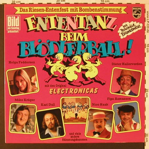 V.A.Ententanz beim Blödlerball!: Electronica's...Helga Feddersen, Philips(6448 196), D, 16Tr., 1981 - LP - E7357 - 3,00 Euro