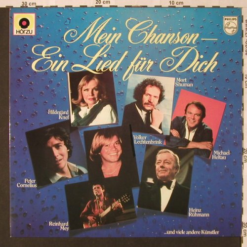 V.A.Mein Chanson-Ein Lied Für Dich: R.Mey..Lechtenbrink..in deutsch, HörZu /Philips(6448 064), D,16Tr.,  - LP - E8717 - 4,00 Euro