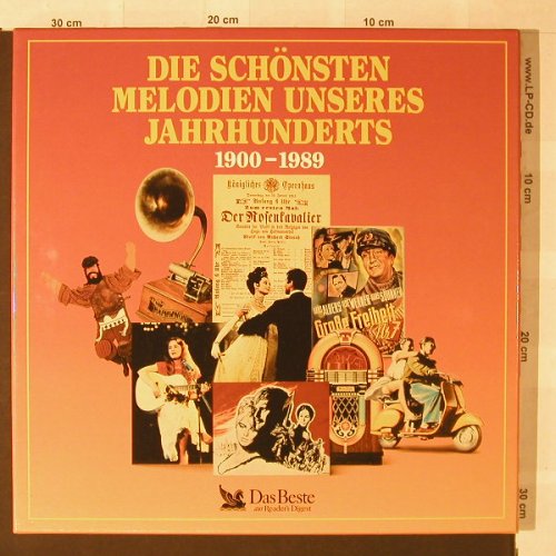 V.A.Die schönsten Melodien unseres: Jahrhunderts,1900-1989,Box, Das Beste(), D, 1989 - 8LP - E9483 - 12,50 Euro