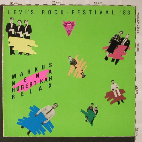 V.A.Levi's Rock Festival'83: Nena,Markus,Relax..green Vinyl,Foc, Levis(CPR 823), D,m-/vg+, 1983 - LP - E9574 - 3,00 Euro