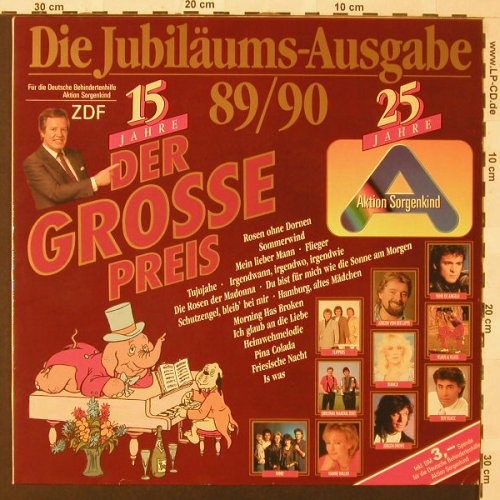 V.A.Der Grosse Preis: Wim Thoelke-Jubiläumsausgabe 89/90, Polyphon(841 422-1), D, 1990 - LP - E9687 - 4,00 Euro