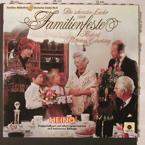 Heino: Die Schönsten Lieder Zum Familienfe, HörZu(134-46 024/25), D Foc,  - 2LP - F1244 - 7,50 Euro