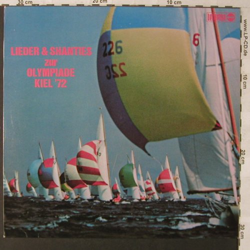 V.A.Lieder & Shanties z.Olympiade: Kiel'72,  12 Tr., Resono/Bellaphon(BWS 362), D,  - LP - F1258 - 6,00 Euro
