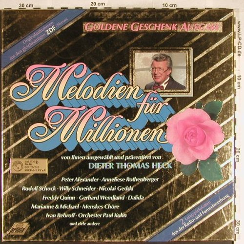 V.A.Melodien Für Millionen-: Goldene Geschenk-Ausgabe, Ariola(303 380), D,Box, 1988 - 2LP - F1260 - 5,00 Euro