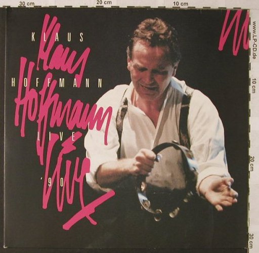 Hoffmann,Klaus: Live'90, Foc, Virgin(303 828-420), D, 1990 - 2LP - F226 - 7,50 Euro