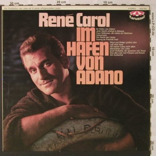 Carol,Rene: Im Hafen Von Adano, Karussell(635 154), D, Ri, 1957 - LP - F263 - 6,00 Euro