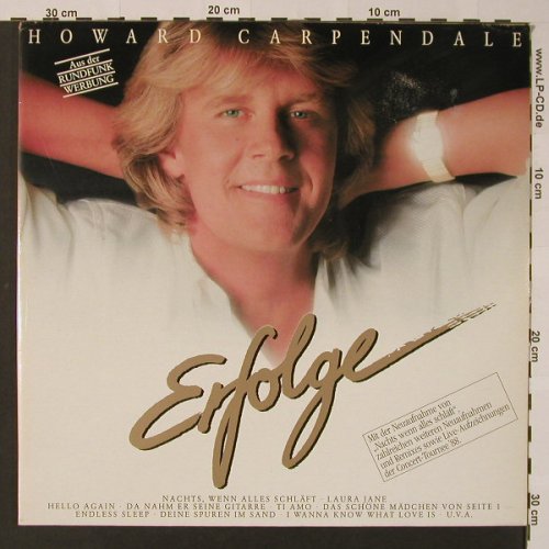 Carpendale,Howard: Erfolge, Foc, EMI(7 90170 1), D, 1988 - 2LP - F2835 - 6,00 Euro