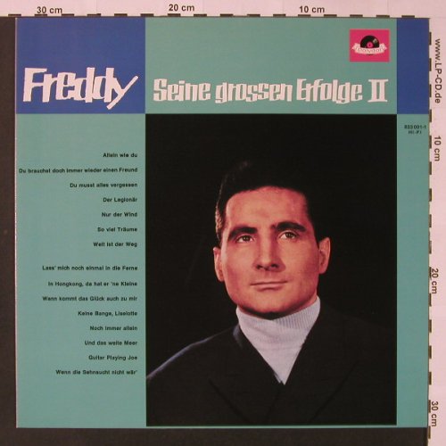 Quinn,Freddy: Seine Grossen Erfolge II, Ri, Polydor(833 001-1), D, 1964 - LP - F2965 - 5,50 Euro