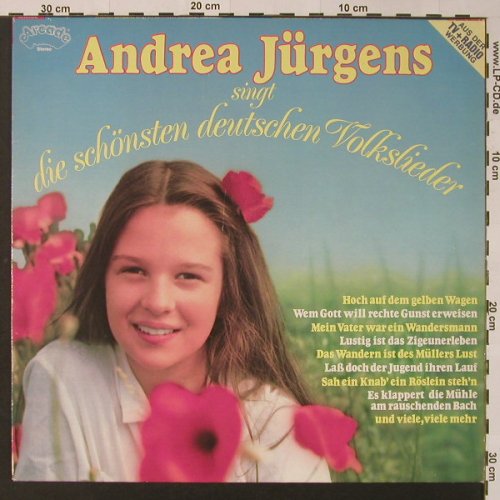 Jürgens,Andrea: Singt Die SchönstenDeut.Volkslieder, Arcade(ADE G 129), D,  - LP - F3148 - 5,00 Euro
